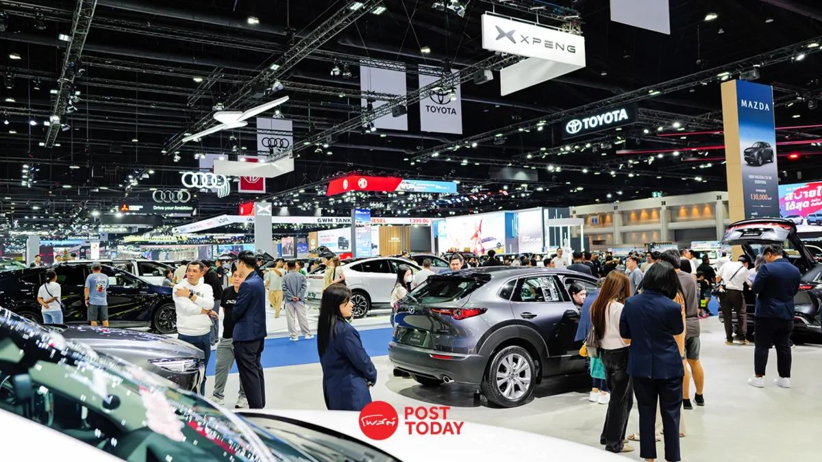 Motor Show 2026: ยอดจองถล่มทลาย 1.3 แสนคัน! ค่ายจีนผงาด EV ครองตลาด