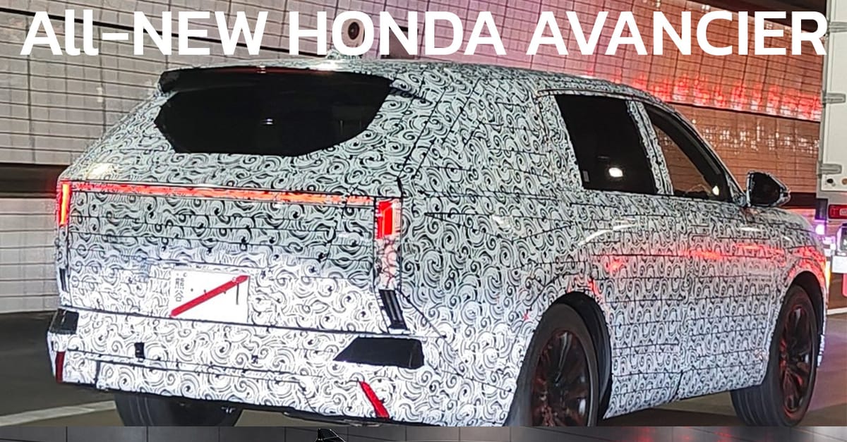 All-NEW HONDA Avancier ว่าที่ D-SUV สายหรู พรีเมียมกว่า CR-V เตรียมเปิดตัวปลายปีนี้