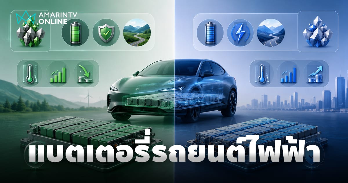 เปรียบเทียบแบตเตอรี่รถยนต์ไฟฟ้า: LFP หรือ NMC แบบไหนที่ใช่สำหรับคุณในไทย?
