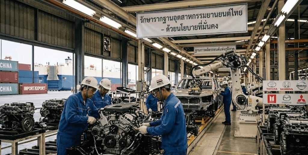 กำแพงภาษีรถยนต์นำเข้าจีน: กลยุทธ์รักษาฐานการผลิตยานยนต์ไทยในยุค EV