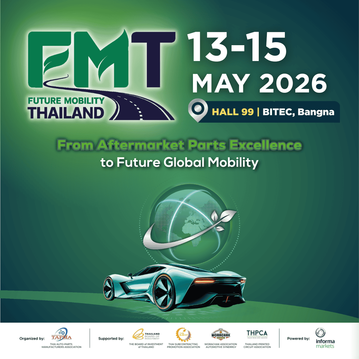 Future MobilityThailand 2026: มิติใหม่แห่งอนาคตชิ้นส่วนยานยนต์ไทย