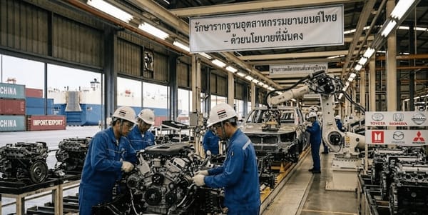 กำแพงภาษีรถยนต์นำเข้าจีน: กลยุทธ์รักษาฐานการผลิตยานยนต์ไทยในยุค EV